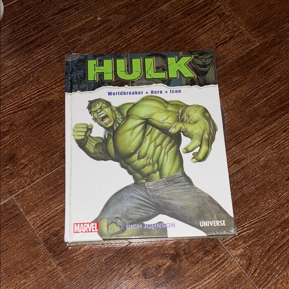 Marvel Hulk Graphic Novel with Green and Gray Cover